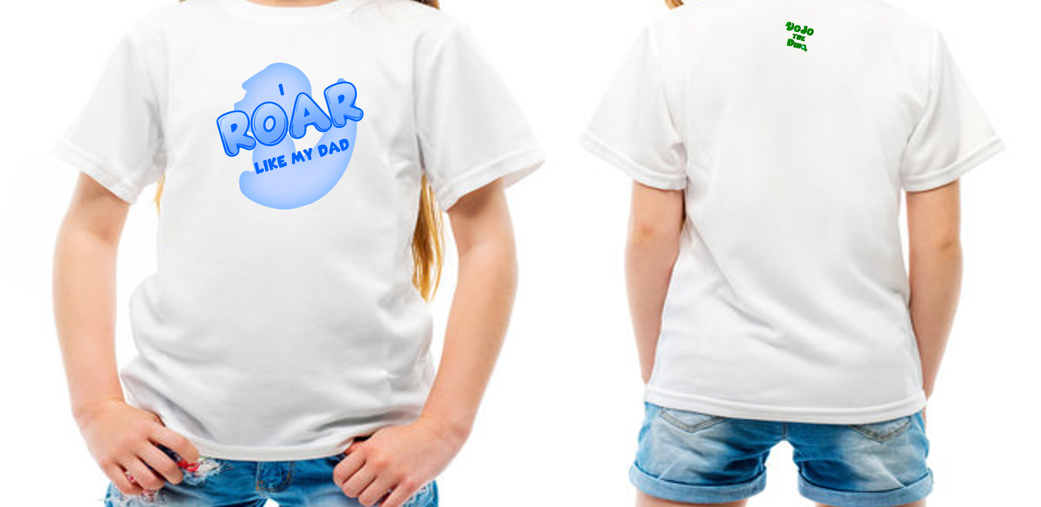 I Roar Like My Dad Youth Short Sleeve T-Shirt (Ships November 17, 2025)