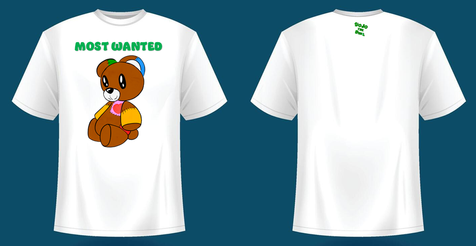 Most Wanted Teddy Short Sleeve for Adults and Youths T-Shirt (Ships November 17, 2025)
